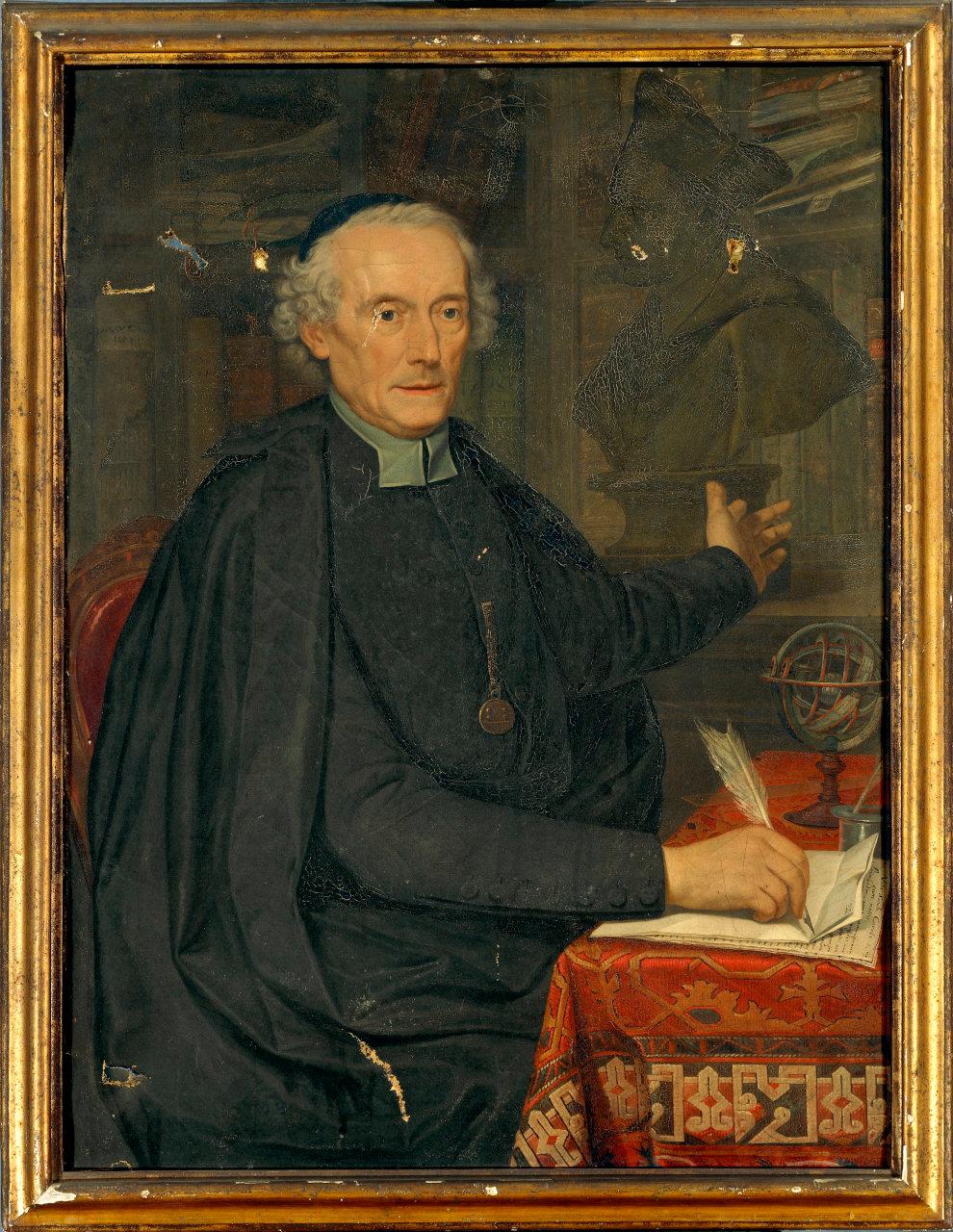 Ritratto di Baldassarre Oltrocchi, ritratto di Baldassarre Oltrocchi (dipinto) - scuola lombarda (seconda metà sec. XVIII)