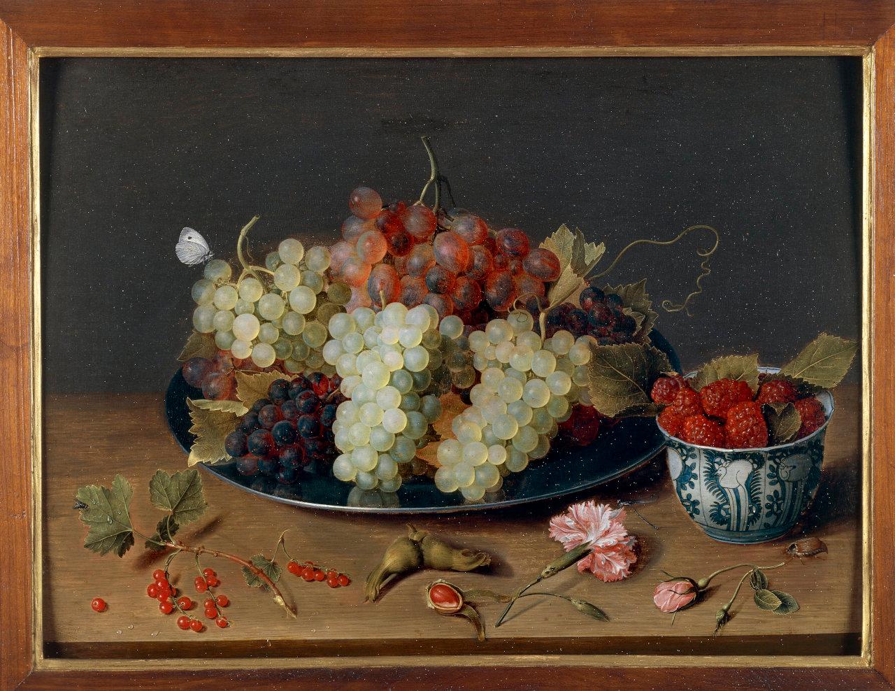 Natura morta con frutta, natura morta (dipinto) di Soreau, Isaac (secondo quarto sec. XVII)