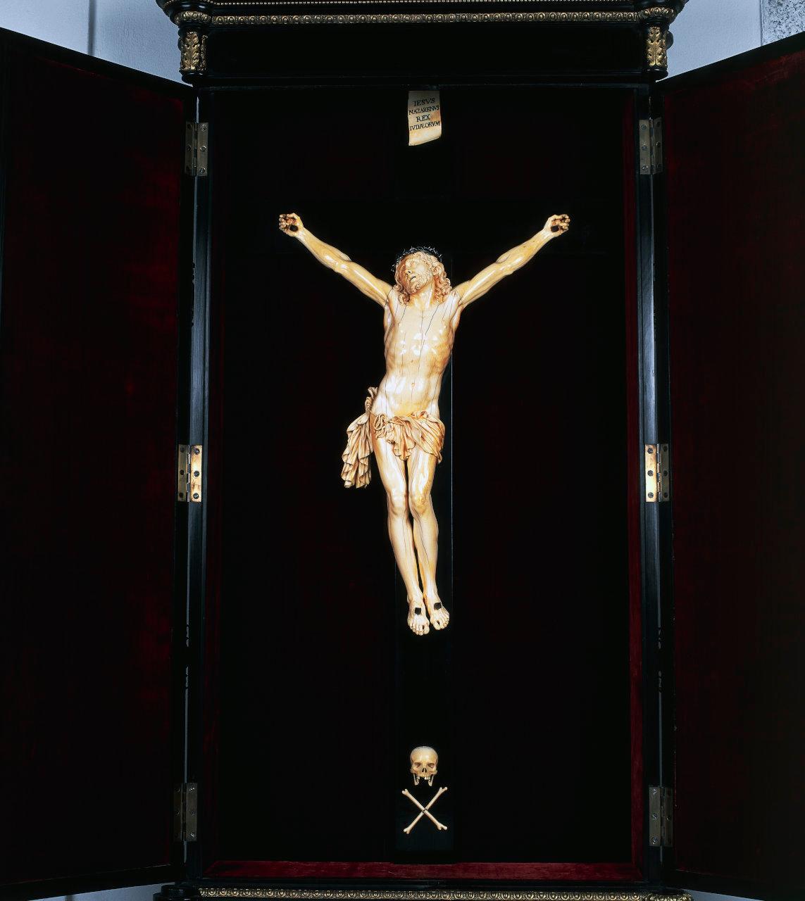 Crocifisso, Cristo crocifisso (crocifisso) - scuola veneta (fine/ inizio secc. XVII/ XVIII)