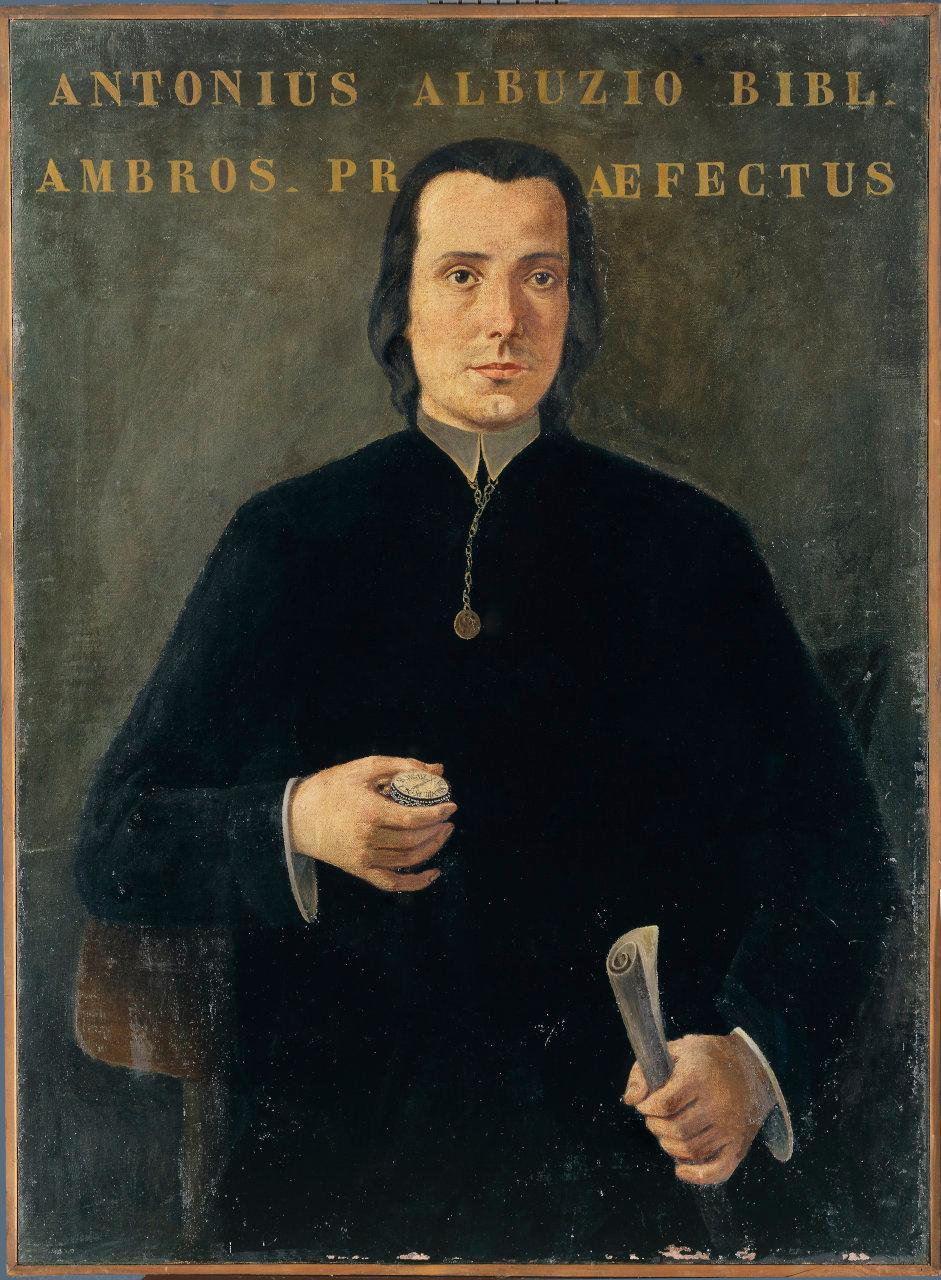 Ritratto di Antonio Albuzzi, ritratto di Antonio Albuzzi (dipinto) - scuola italiana (secc. XVII/ XVIII)