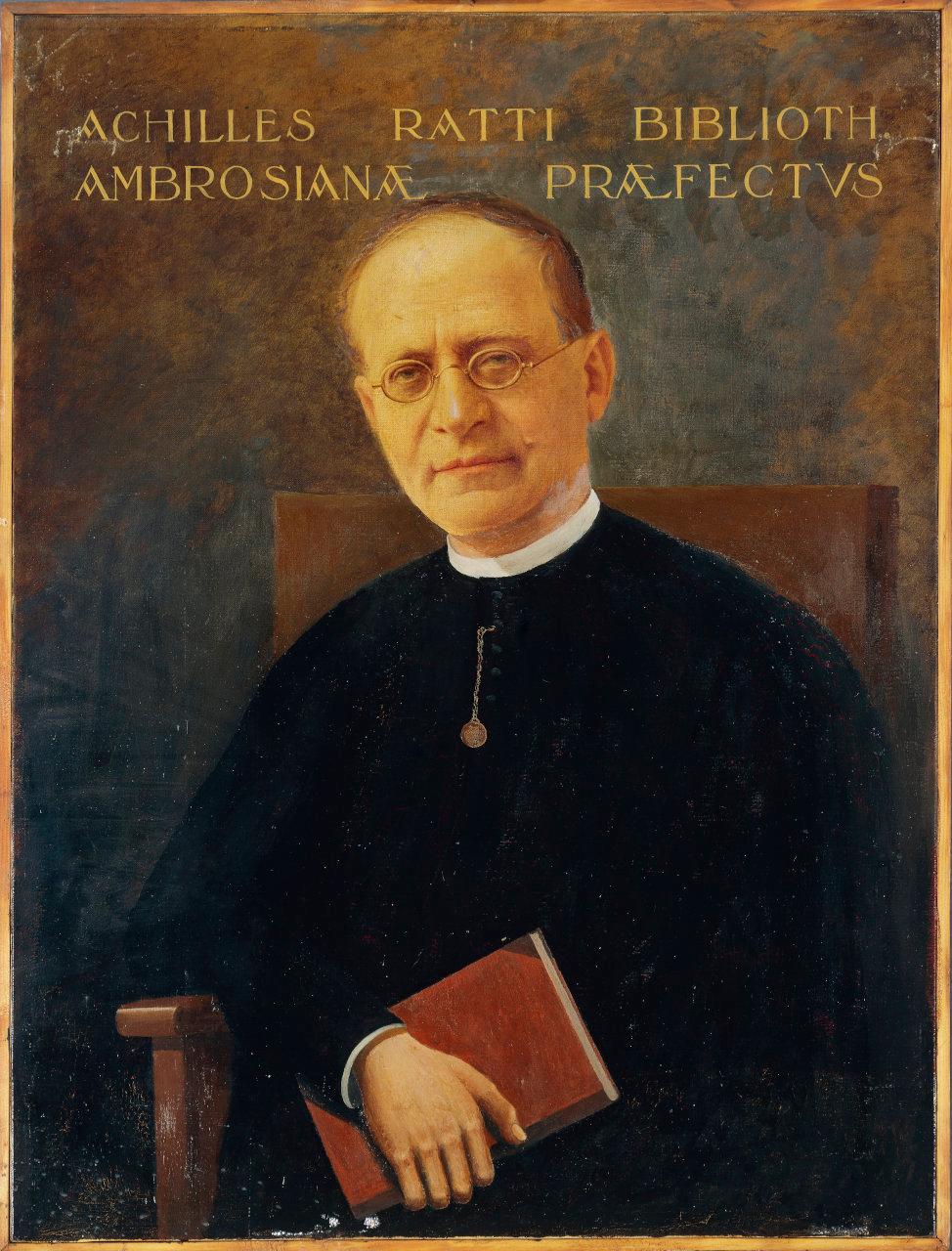 Ritratto di Achille Ratti, ritratto di Achille Ratti (dipinto) - scuola lombarda (sec. XX)