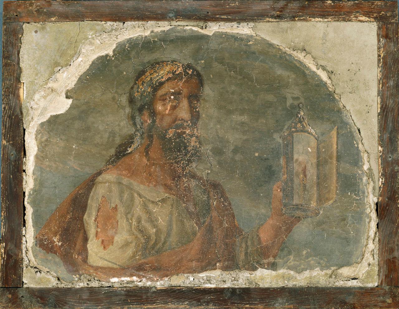 Diogene, personaggio biblico (dipinto) - scuola lombarda (seconda metà sec. XVI)
