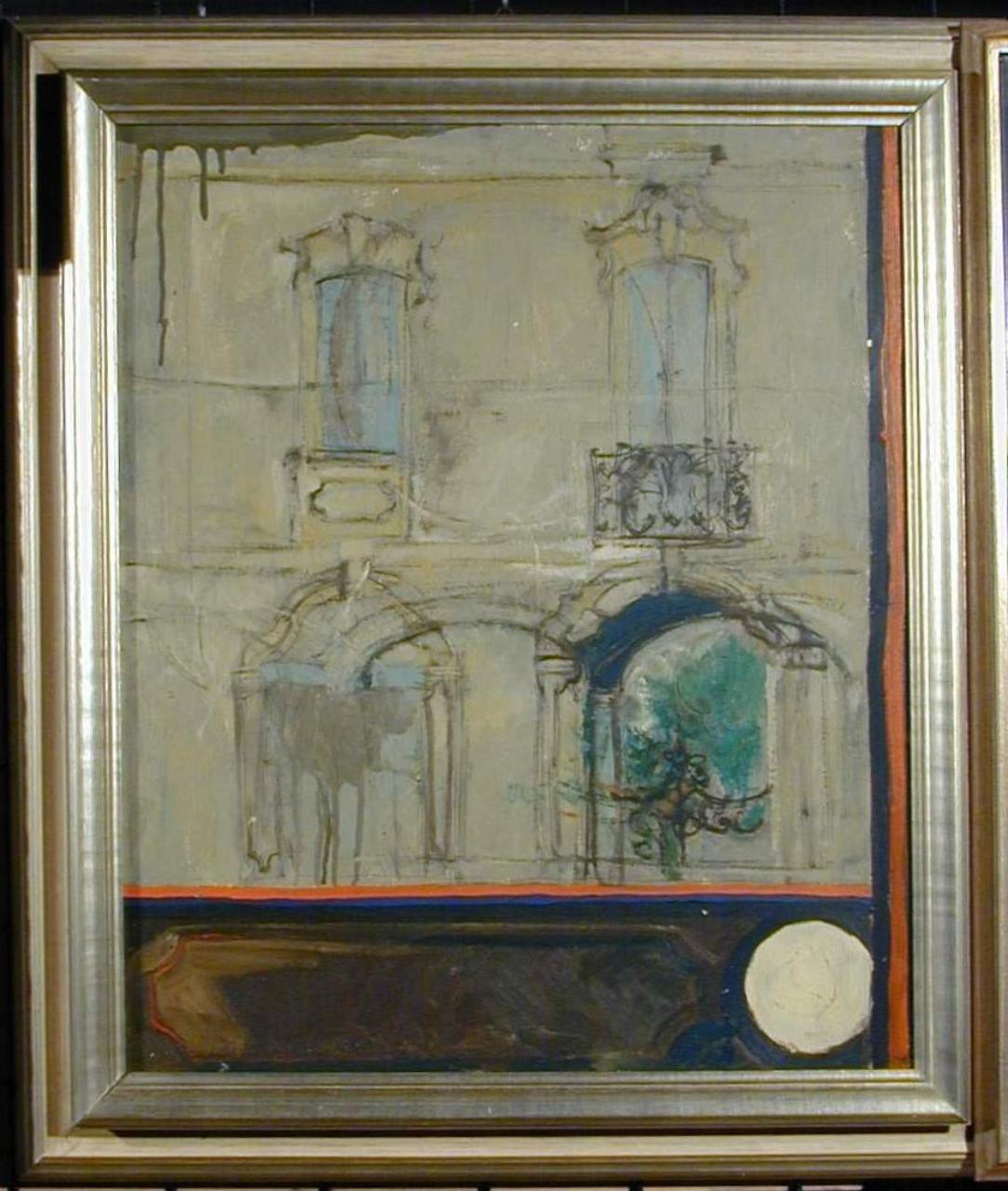 700, Architettura civile (dipinto) di Moscatelli, Fernando (sec. XX)