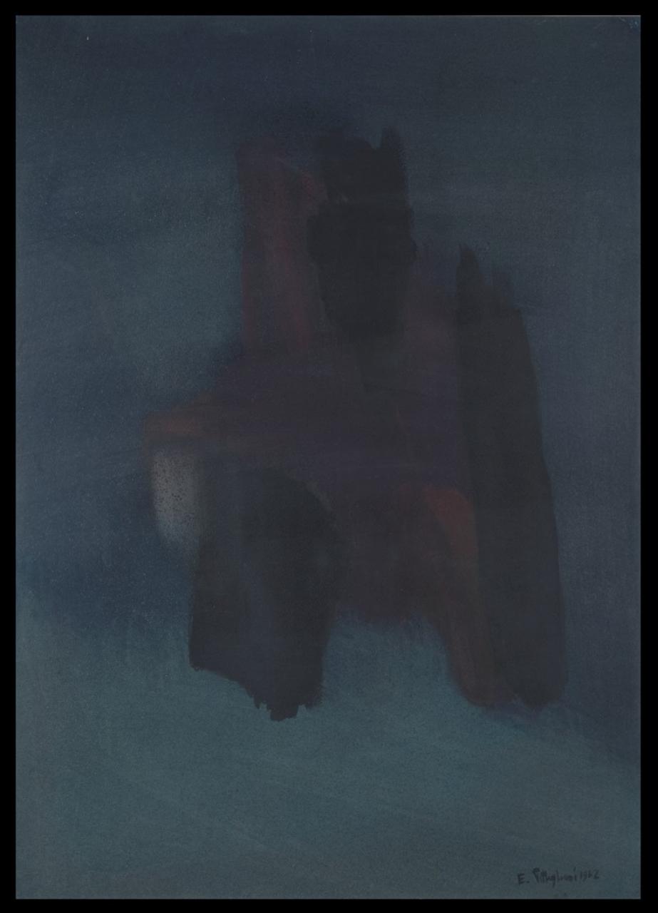 S.T. (15T/1962), motivi decorativi astratti (dipinto) di Pittigliani, Ermanno (sec. XX)