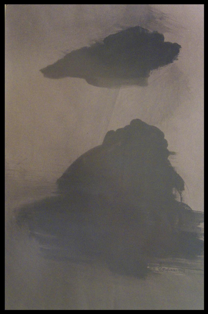 SENZA TITOLO 16 T/1962, motivi decorativi astratti (dipinto) di Pittigliani, Ermanno (sec. XX)