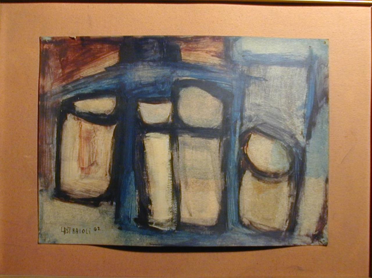 Forme nel tempo, Forme figurative astratte (dipinto) di Lastraioli, Franco (sec. XX)
