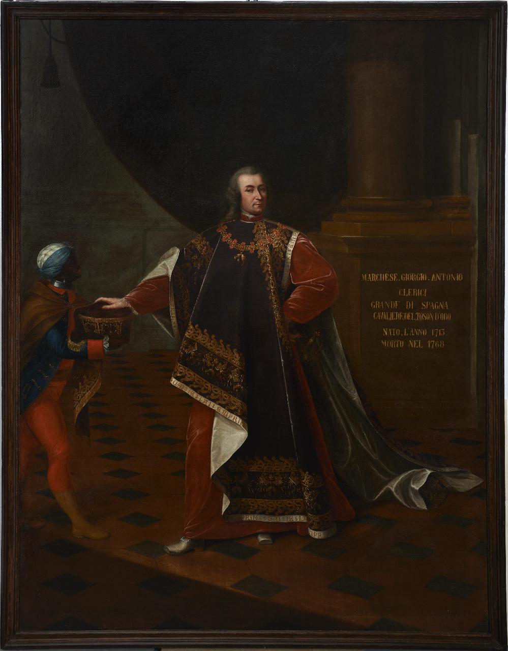 Ritratto di Anton Giorgio Clerici con il Toson d'oro, Ritratto di Anton Giorgio Clerici con il Toson d'oro (dipinto) - ambito lombardo (metà sec. XVIII)