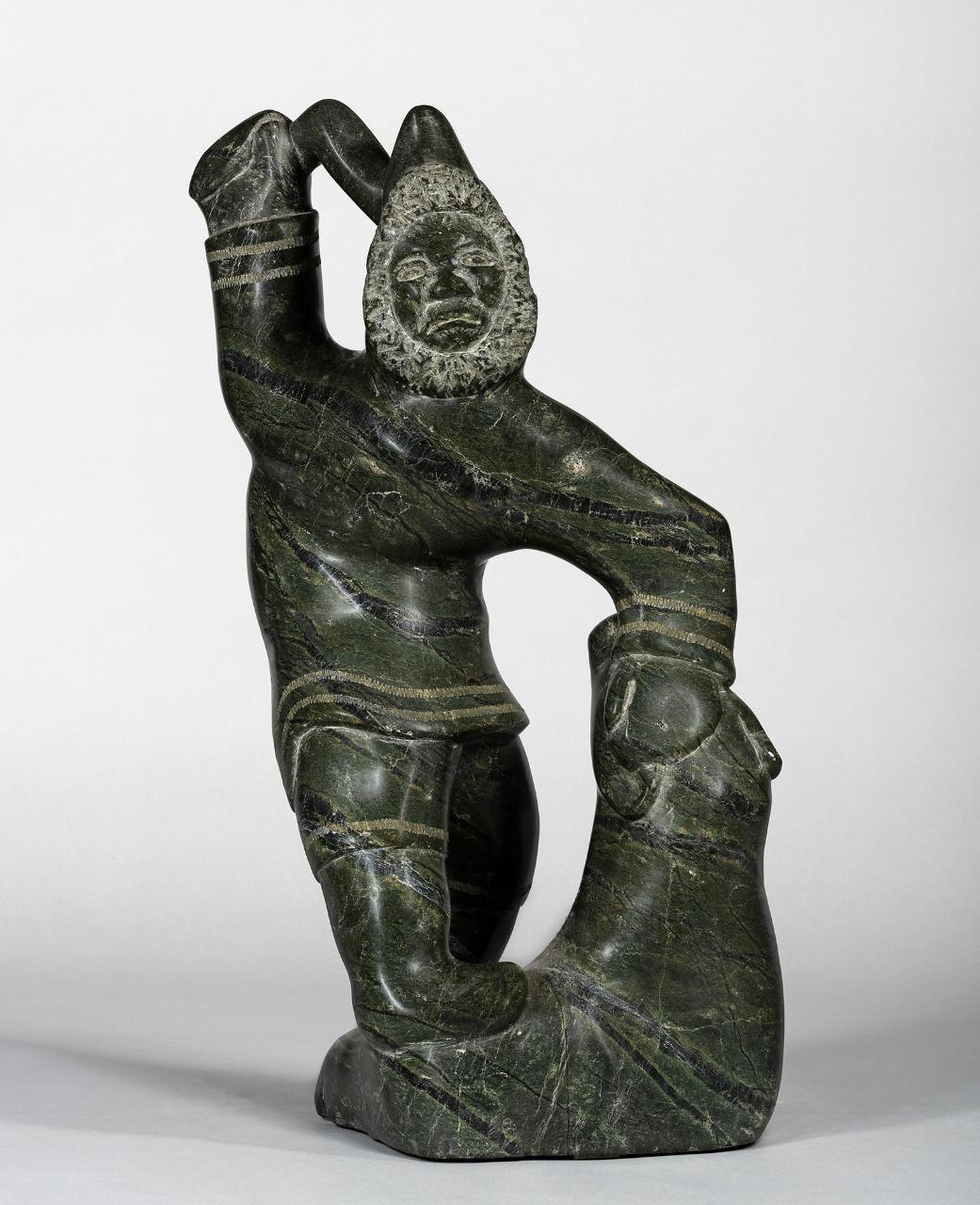 Inuk, Cacciatore (scultura) di popolazione Inuit - popolazione Inuit (seconda metà sec. XX)