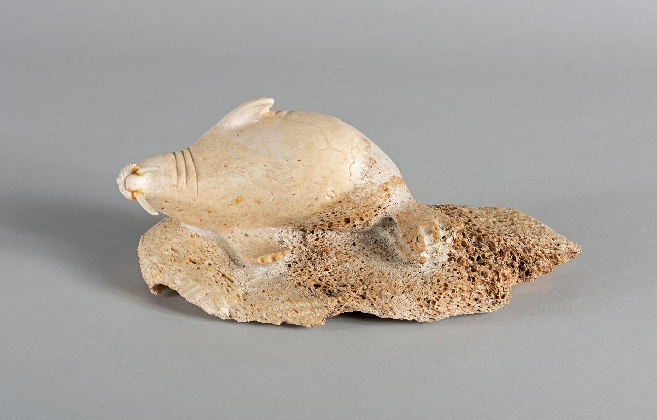 Aiviq, tricheco (scultura) di popolazione Inuit - popolazione Inuit (seconda metà sec. XX)