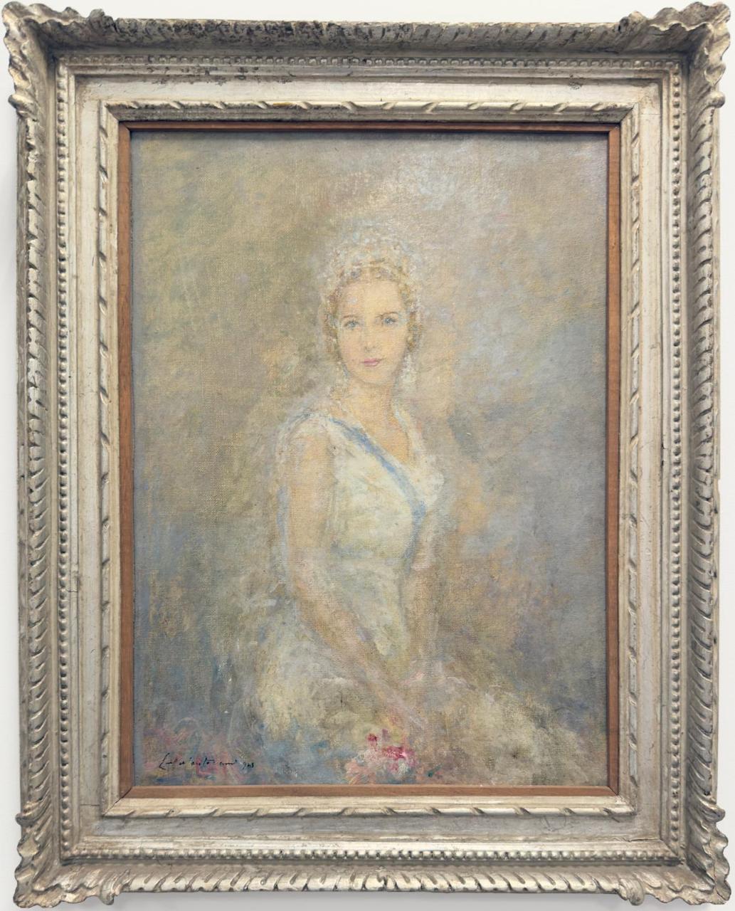 Ritratto della principessa Maria José di Piemonte, ritratto femminile (dipinto) di Mantovani, Luigi (sec. XX)