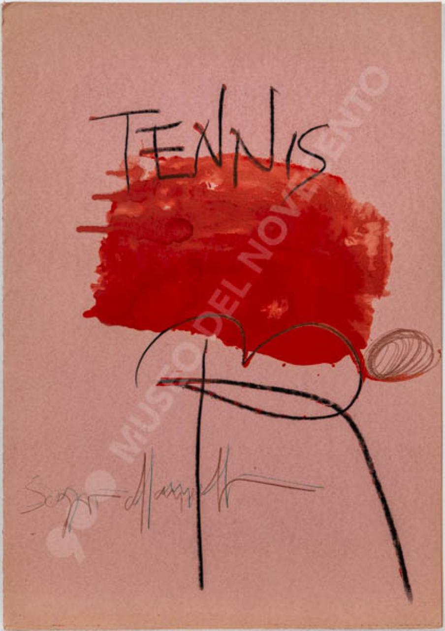 Tennis, sport (cartella) di Dangelo, Sergio (terzo quarto sec. XX)