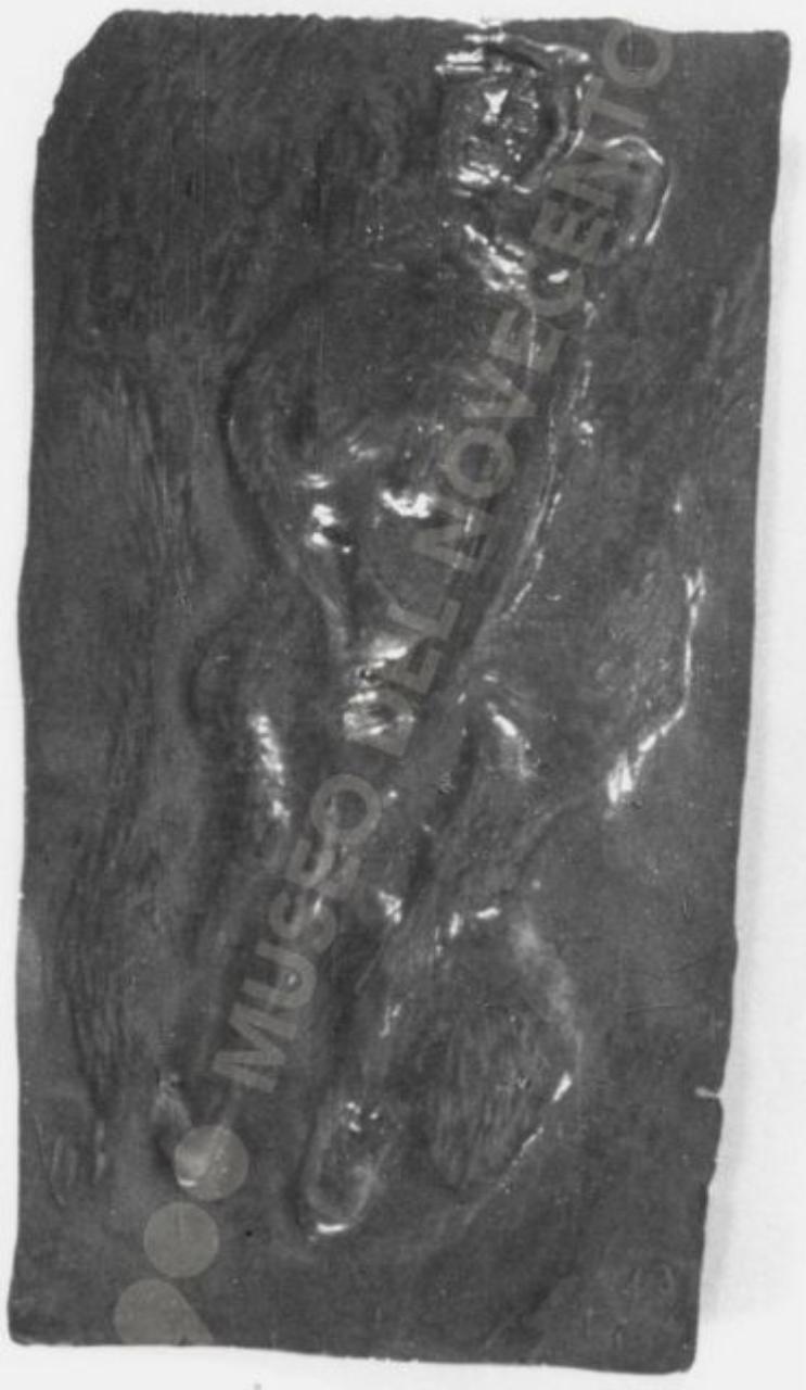 Ricordo di Norimberga, figura maschile (rilievo) di Guerrini, Lorenzo (seconda metà sec. XX)