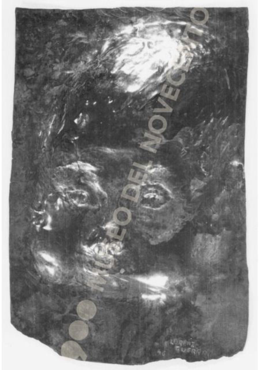 Il poppante, figura umana (bassorilievo) di Guerrini, Lorenzo (seconda metà sec. XX)