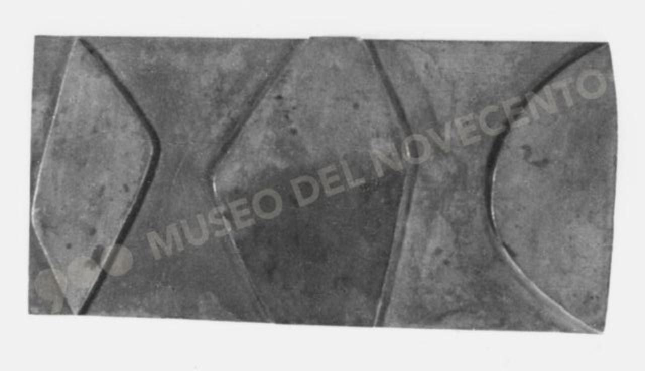 Studio n.8, composizione astratta (bassorilievo) di Guerrini, Lorenzo (seconda metà sec. XX)