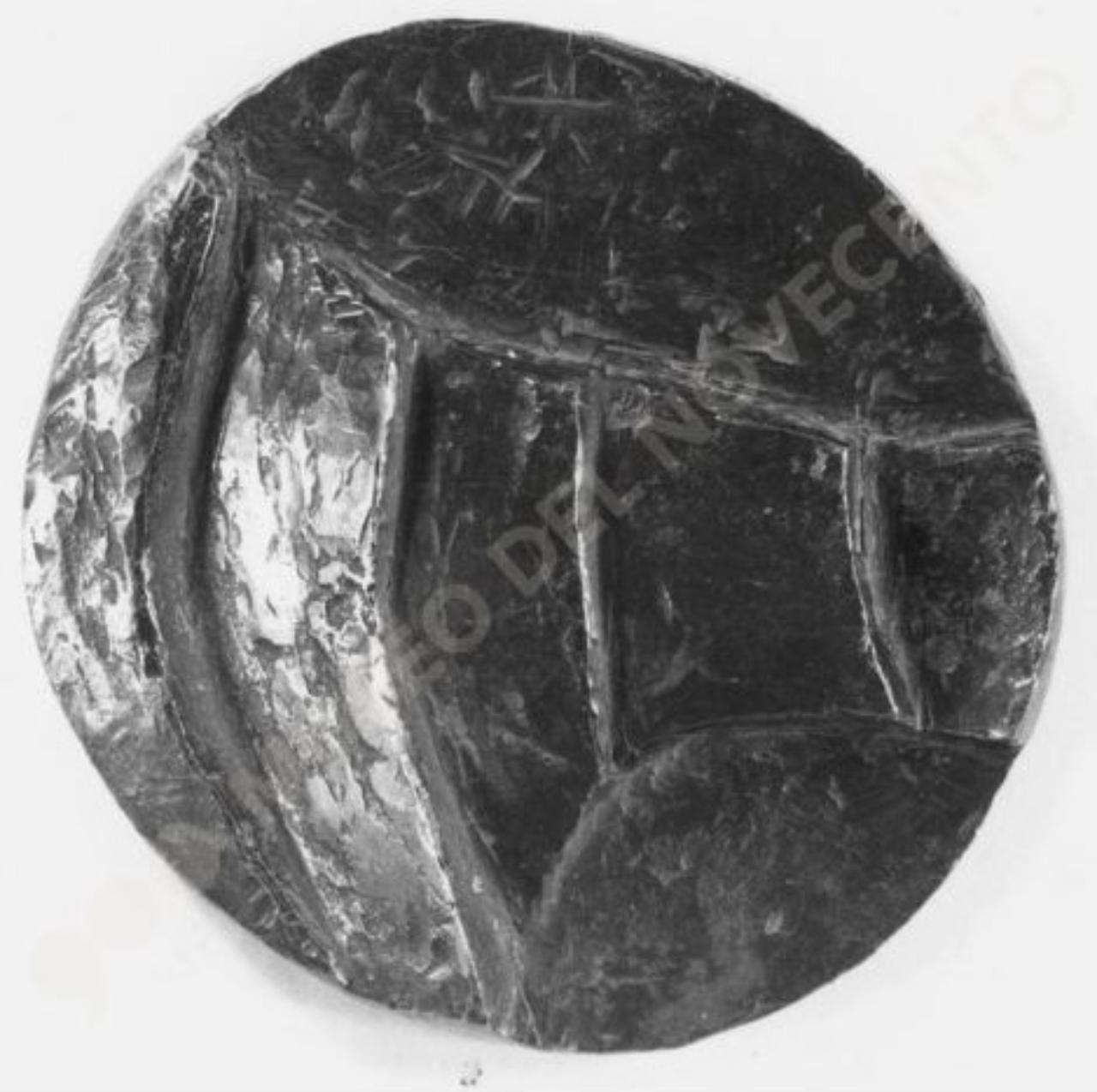 Impronta plastica a scala, composizione astratta (bassorilievo) di Guerrini, Lorenzo (seconda metà sec. XX)