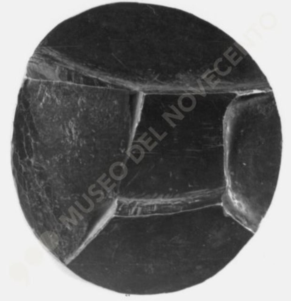 Impronta plastica tagliente variata, composizione astratta (bassorilievo) di Guerrini, Lorenzo (seconda metà sec. XX)