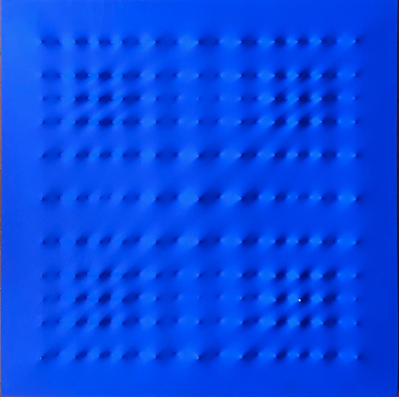 Superficie blu, monocromo (dipinto) di Castellani, Enrico (sec. XXI)