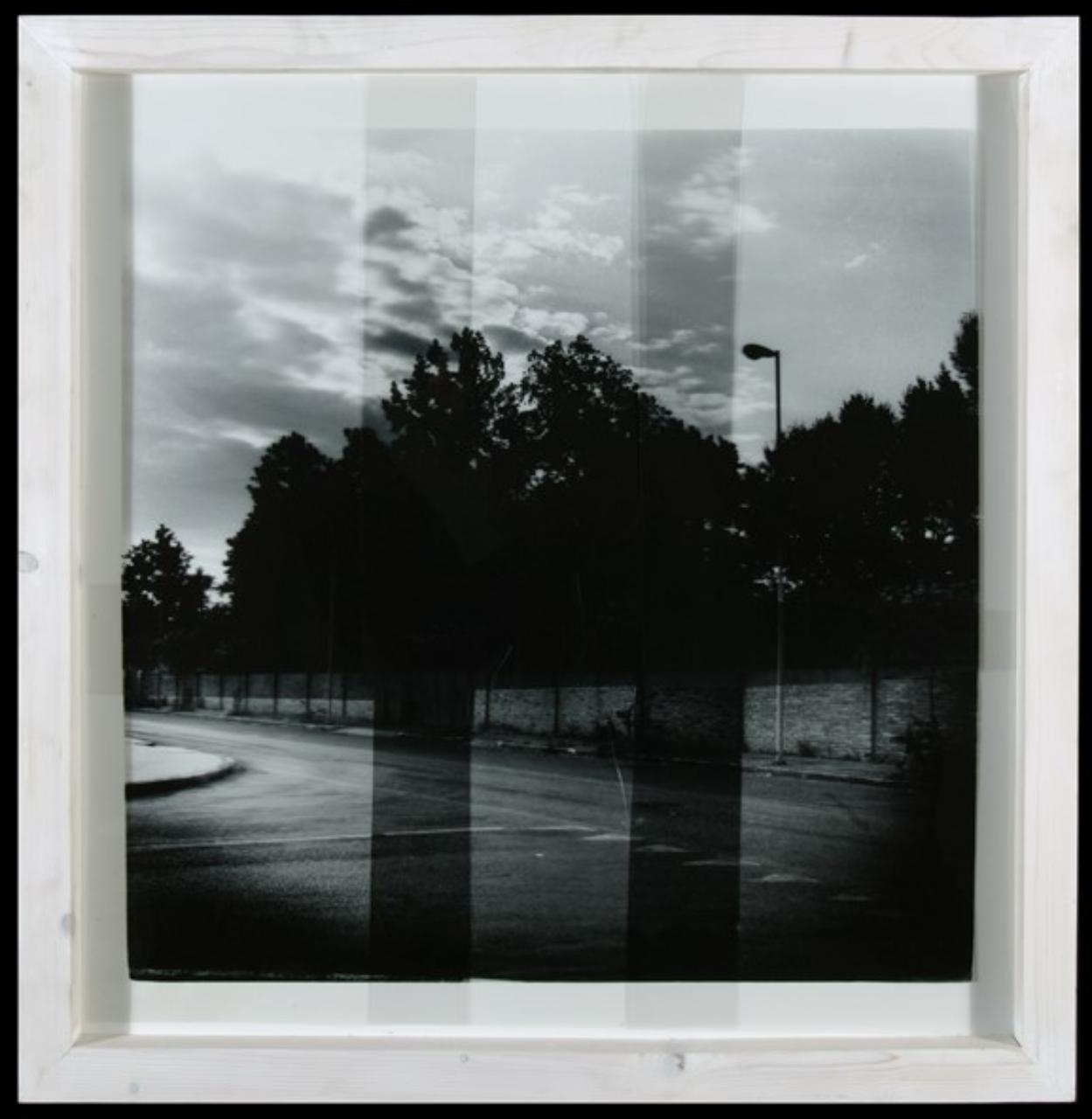 Periferia 2001, veduta urbana (dipinto) di Piovaccari, Luca (sec. XXI)