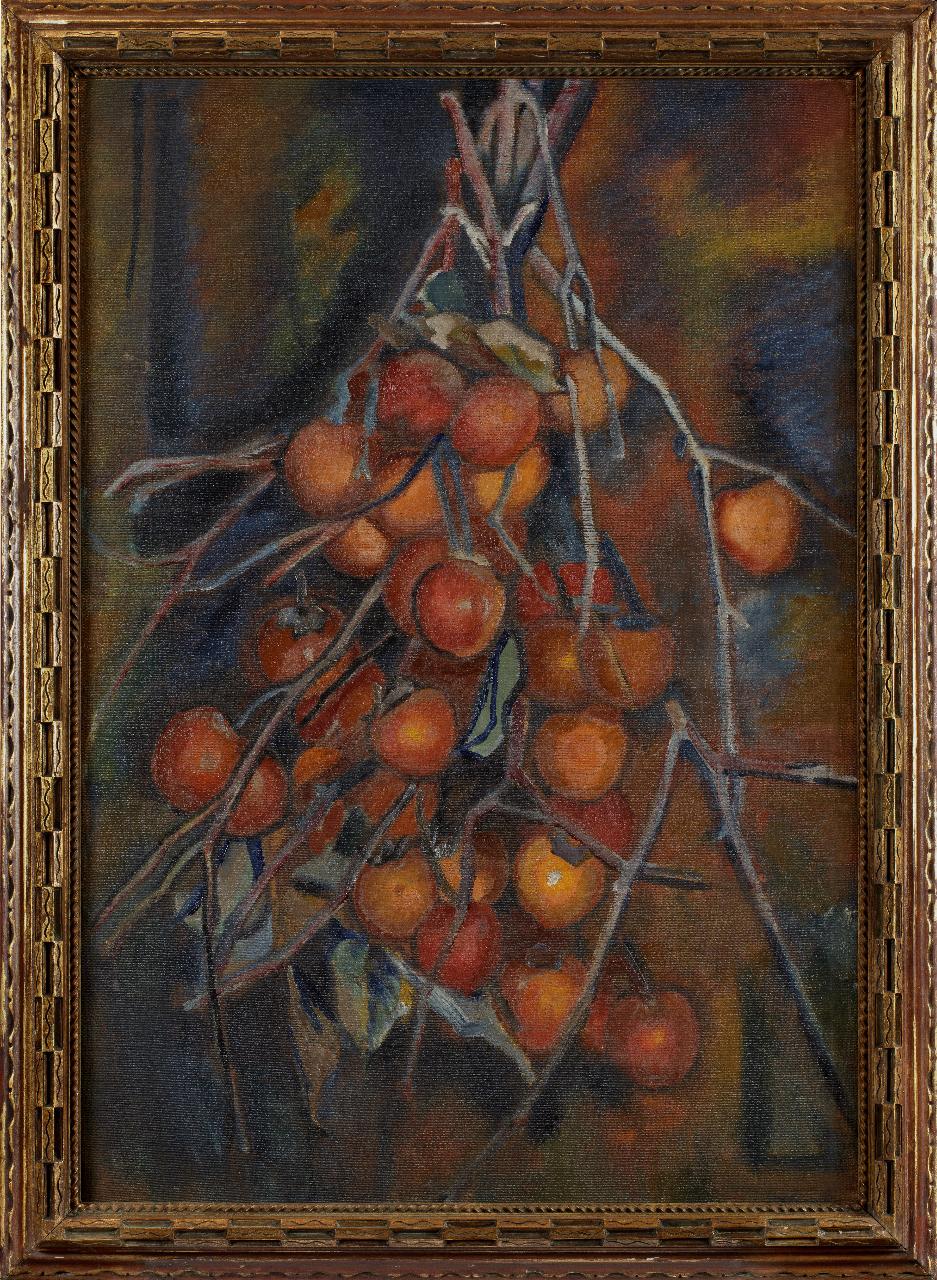 Kaki, Natura morta con frutti (dipinto) di Bucci, Anselmo (sec. XX)