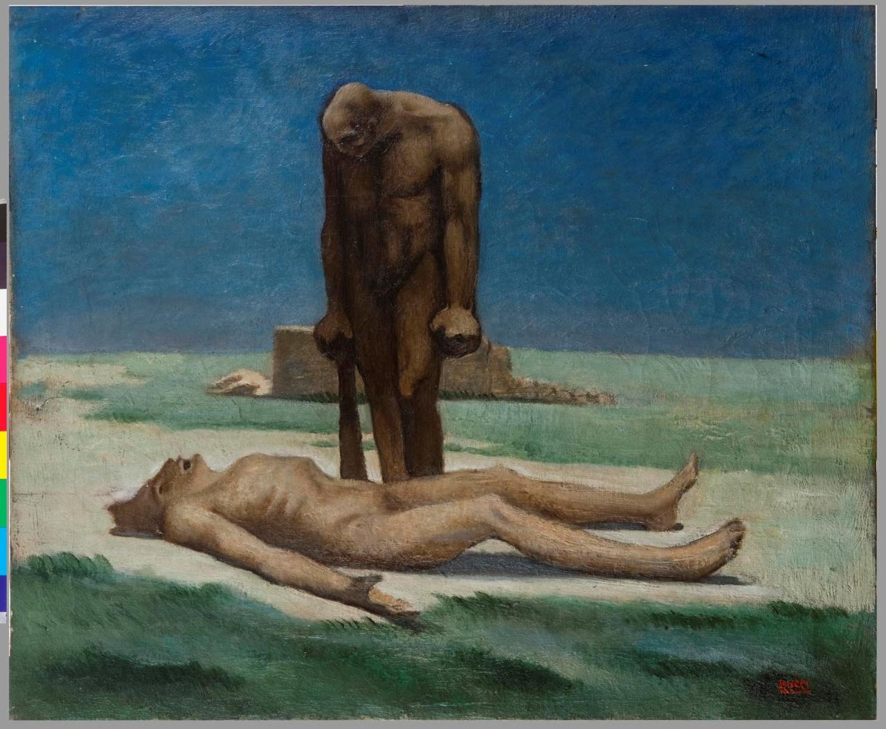 Caino e Abele, Episodi dell'Antico Testamento (dipinto) di Bucci, Anselmo (sec. XX)