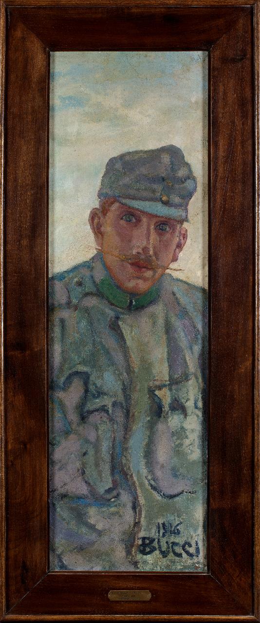 Prigioniero croato, Figura maschile (dipinto) di Bucci, Anselmo (sec. XX)