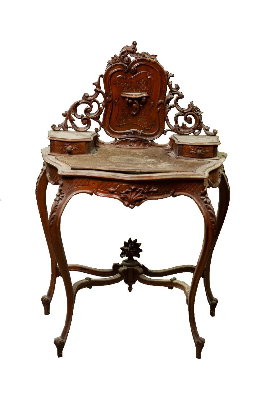 tavolino da toeletta - manifattura lombarda (sec. XX)