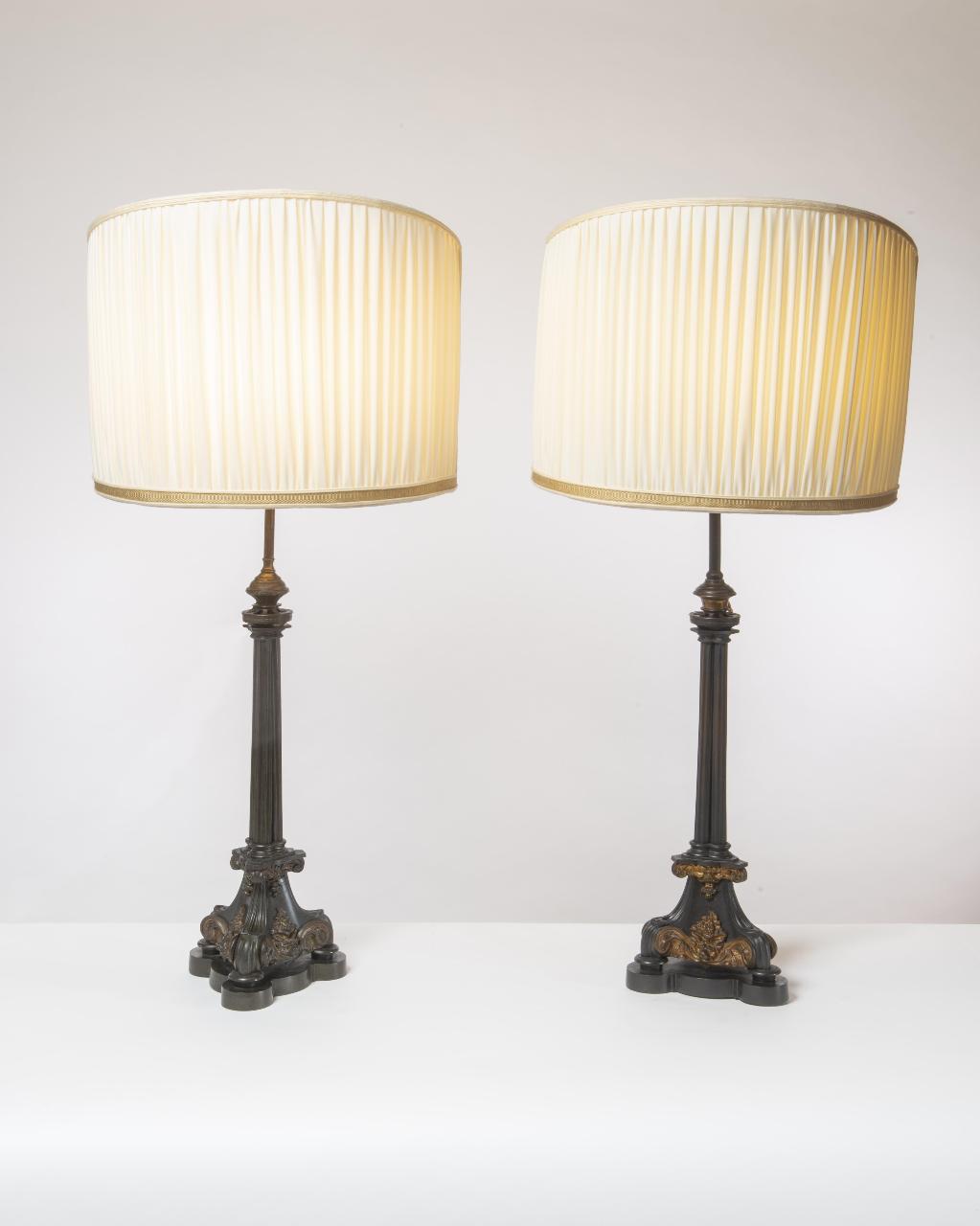 lampada da tavolo - manifattura francese (fine sec. XIX)