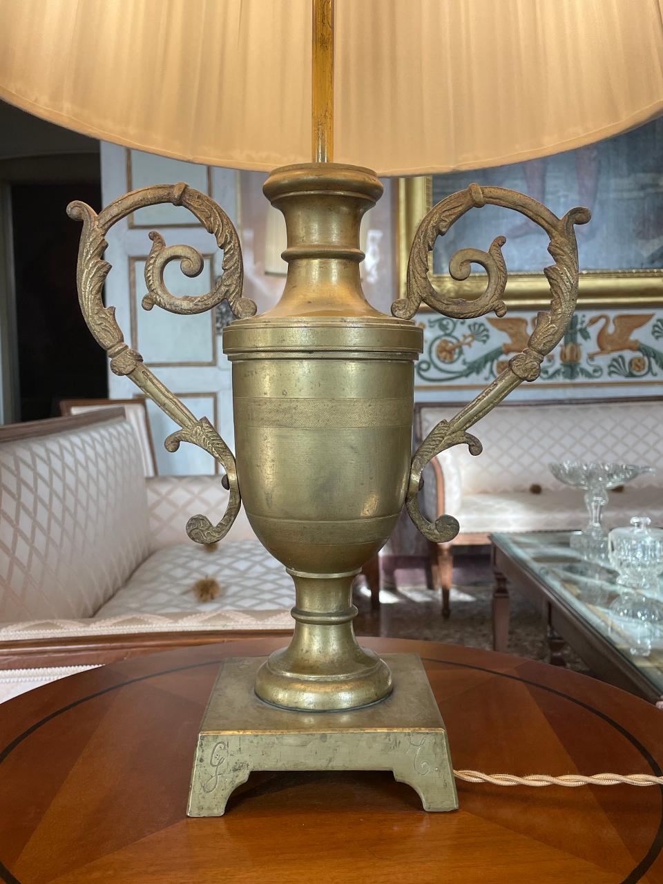 lampada da tavolo - manifattura francese (inizio sec. XX)