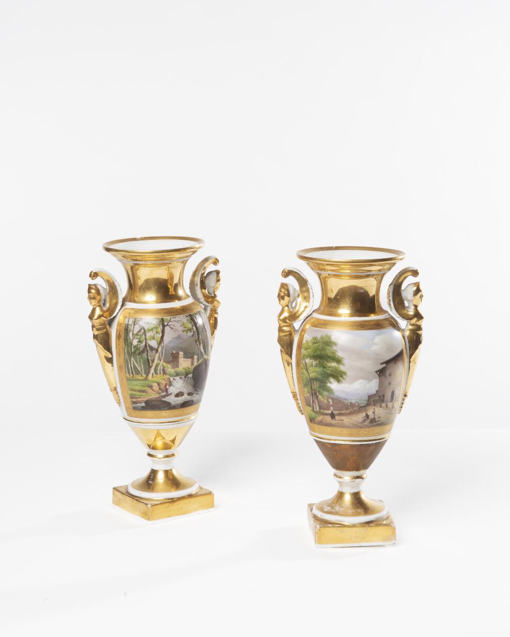 vaso - manifattura italiana (primo quarto sec. XX)
