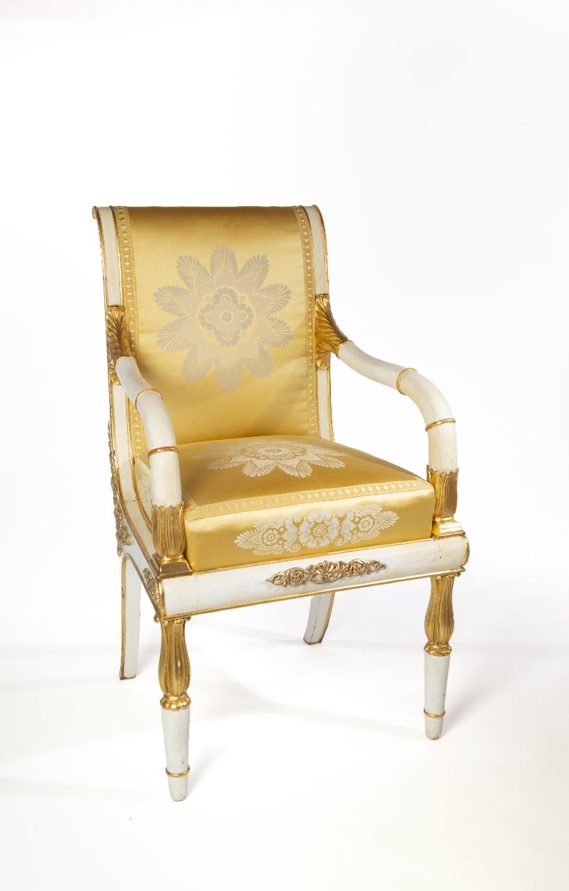poltrona - bottega lombarda (secondo quarto sec. XIX)