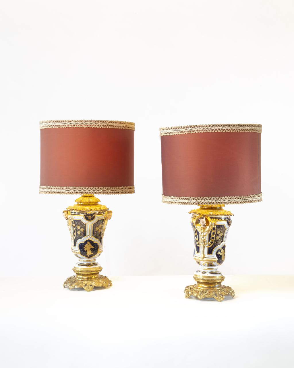 lampada da tavolo - manifattura francese (fine sec. XIX)