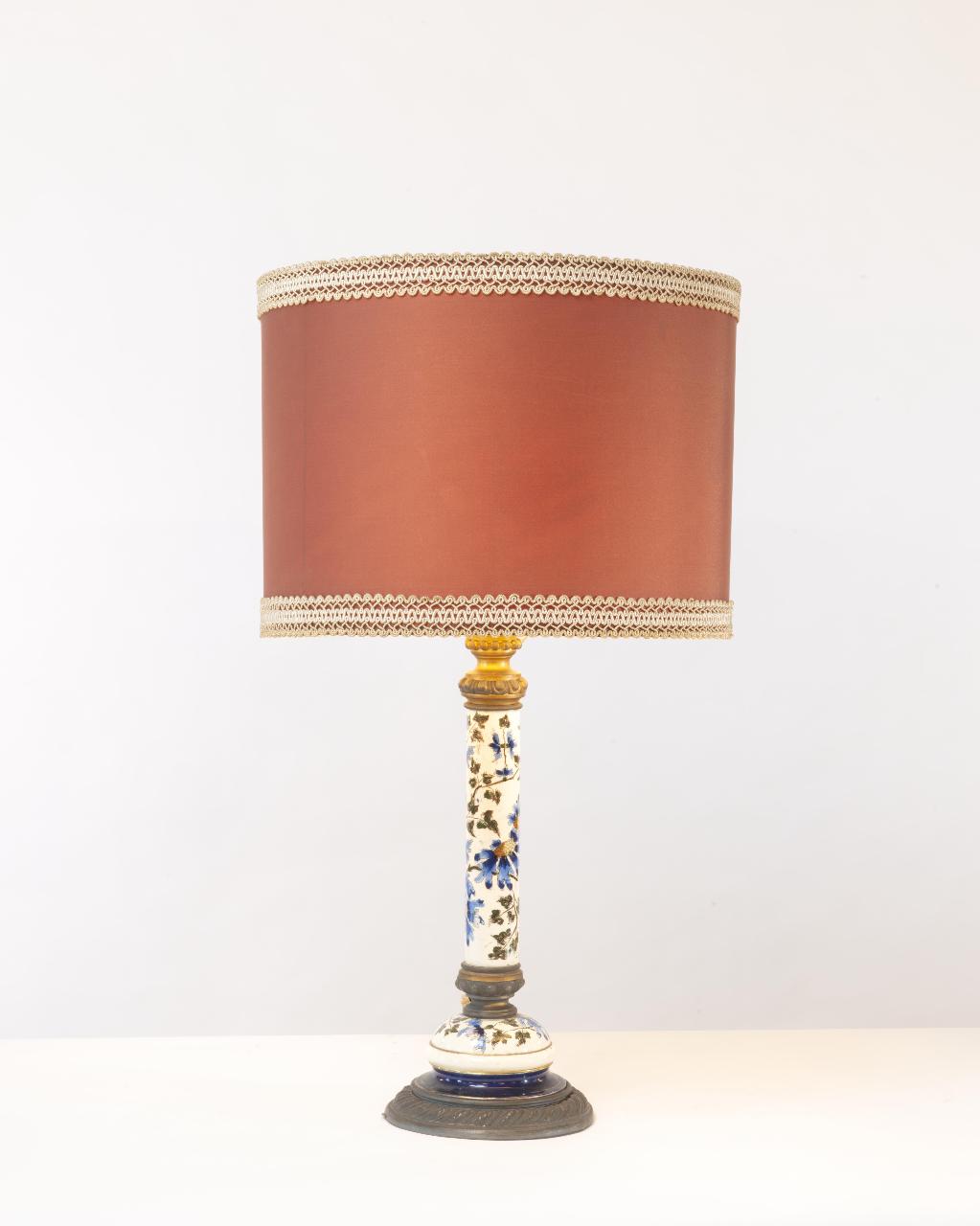 lampada da tavolo - manifattura europea (fine sec. XIX)