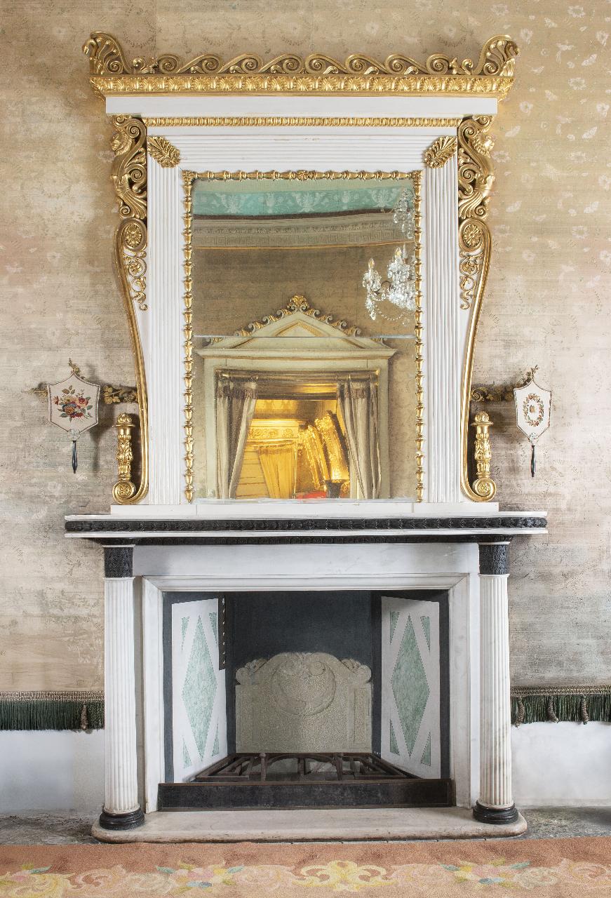 caminiera - bottega lombarda (secondo quarto sec. XIX)