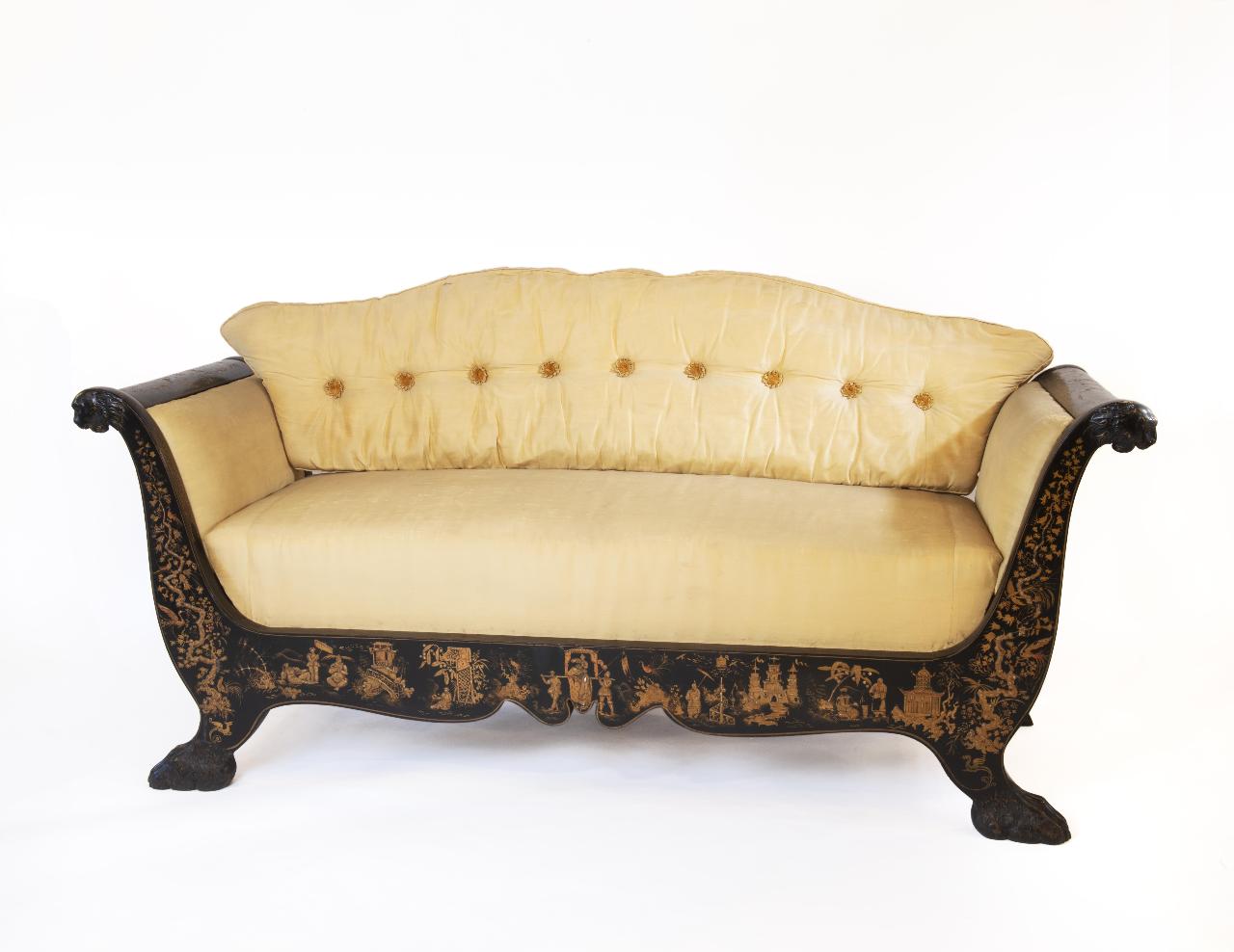 divano - bottega lombarda (secondo quarto sec. XIX)