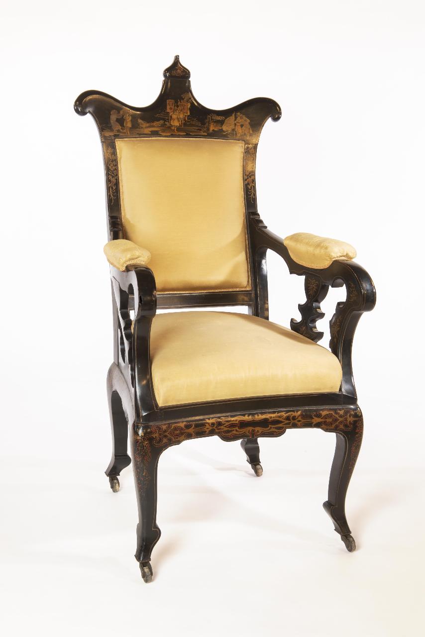poltrona - bottega europea (sec. XIX)