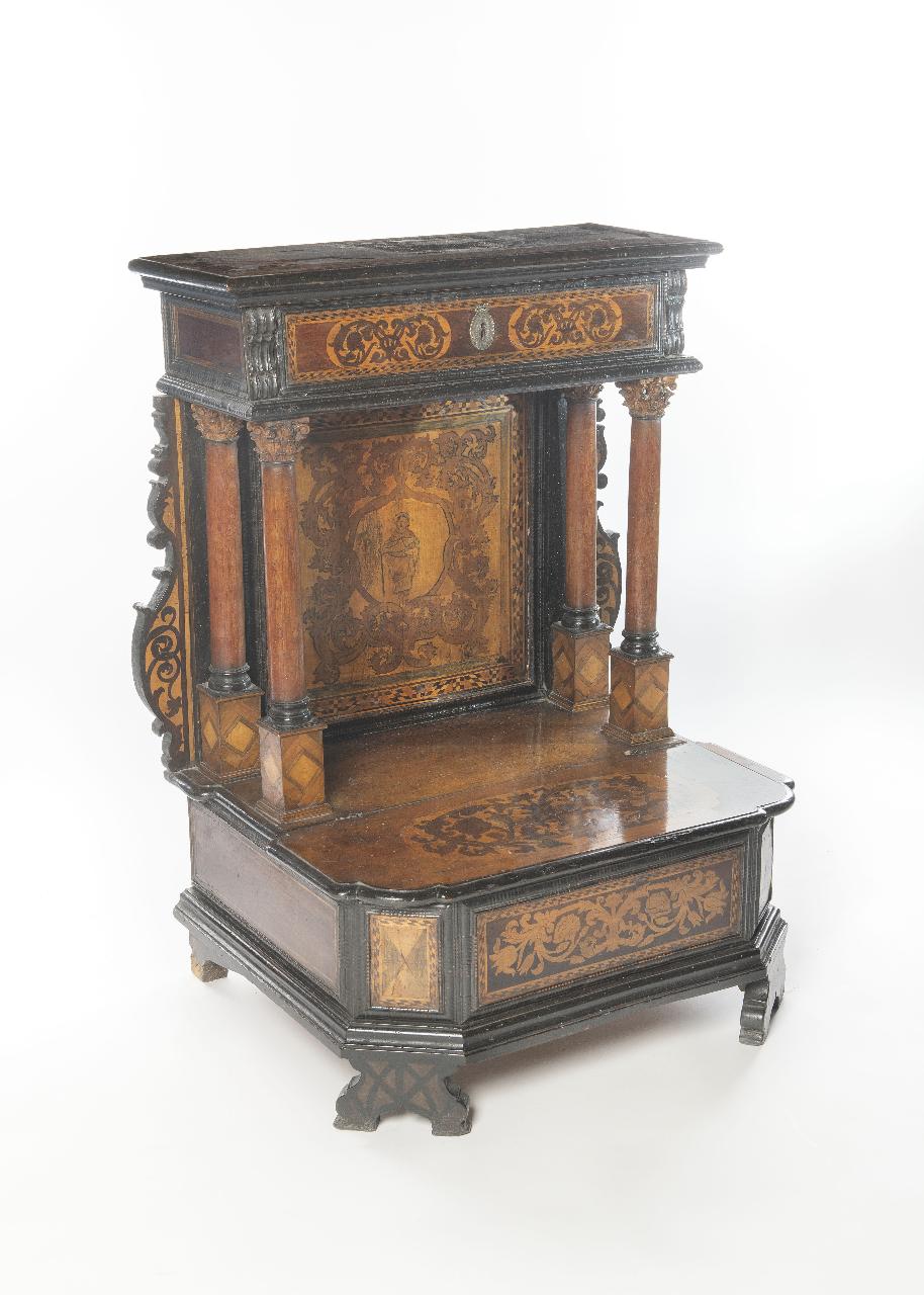 inginocchiatoio - bottega bergamasca (fine sec. XVII)