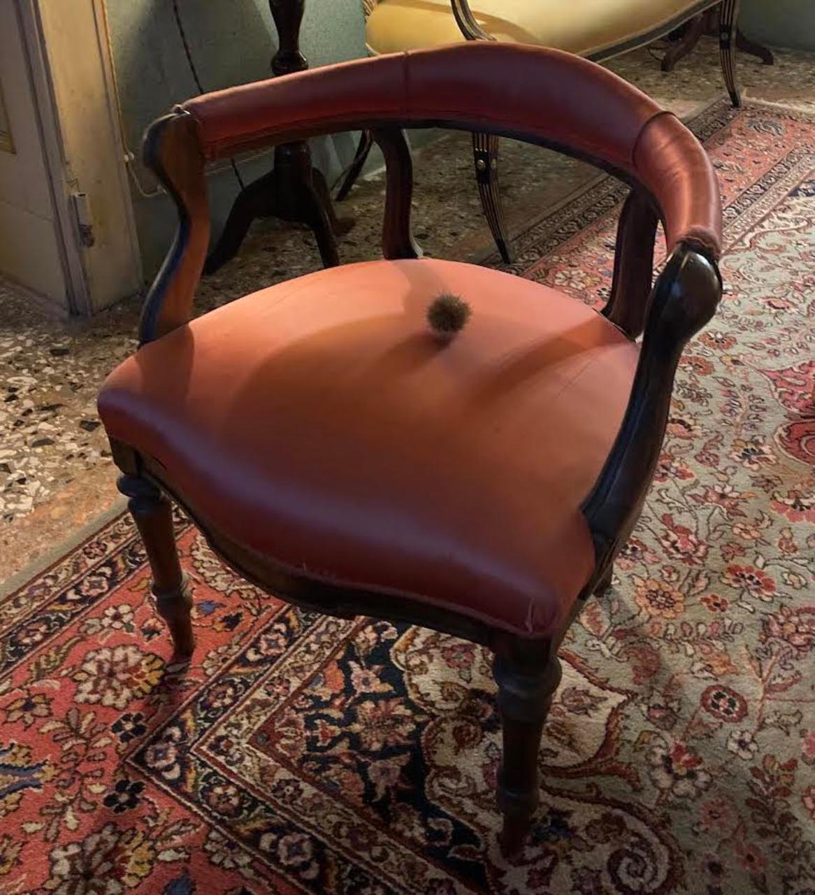 poltrona - bottega lombarda (fine sec. XIX)