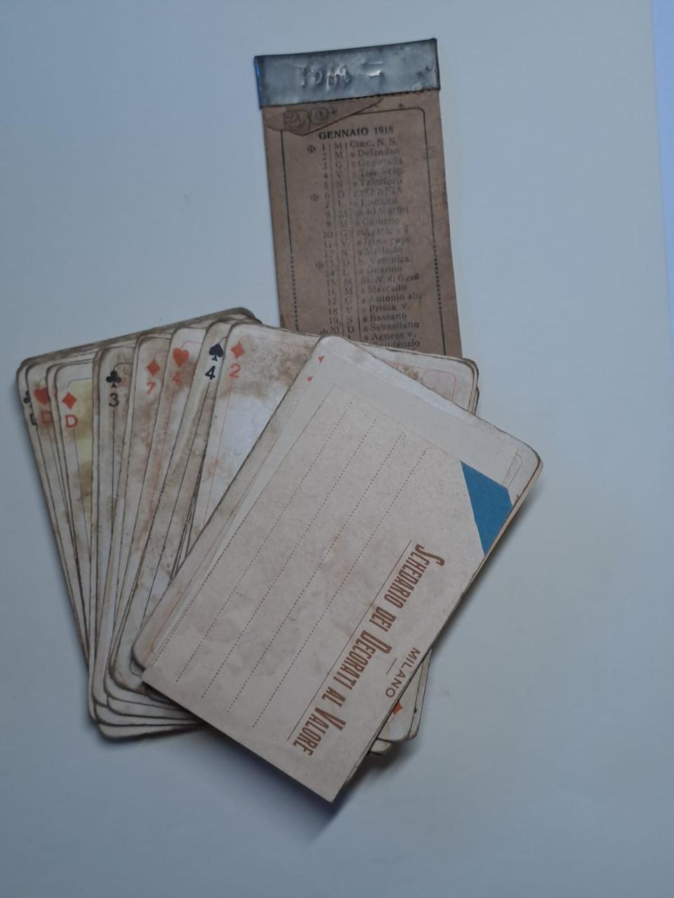 carte - ambito italiano (seconda metà sec. XX)