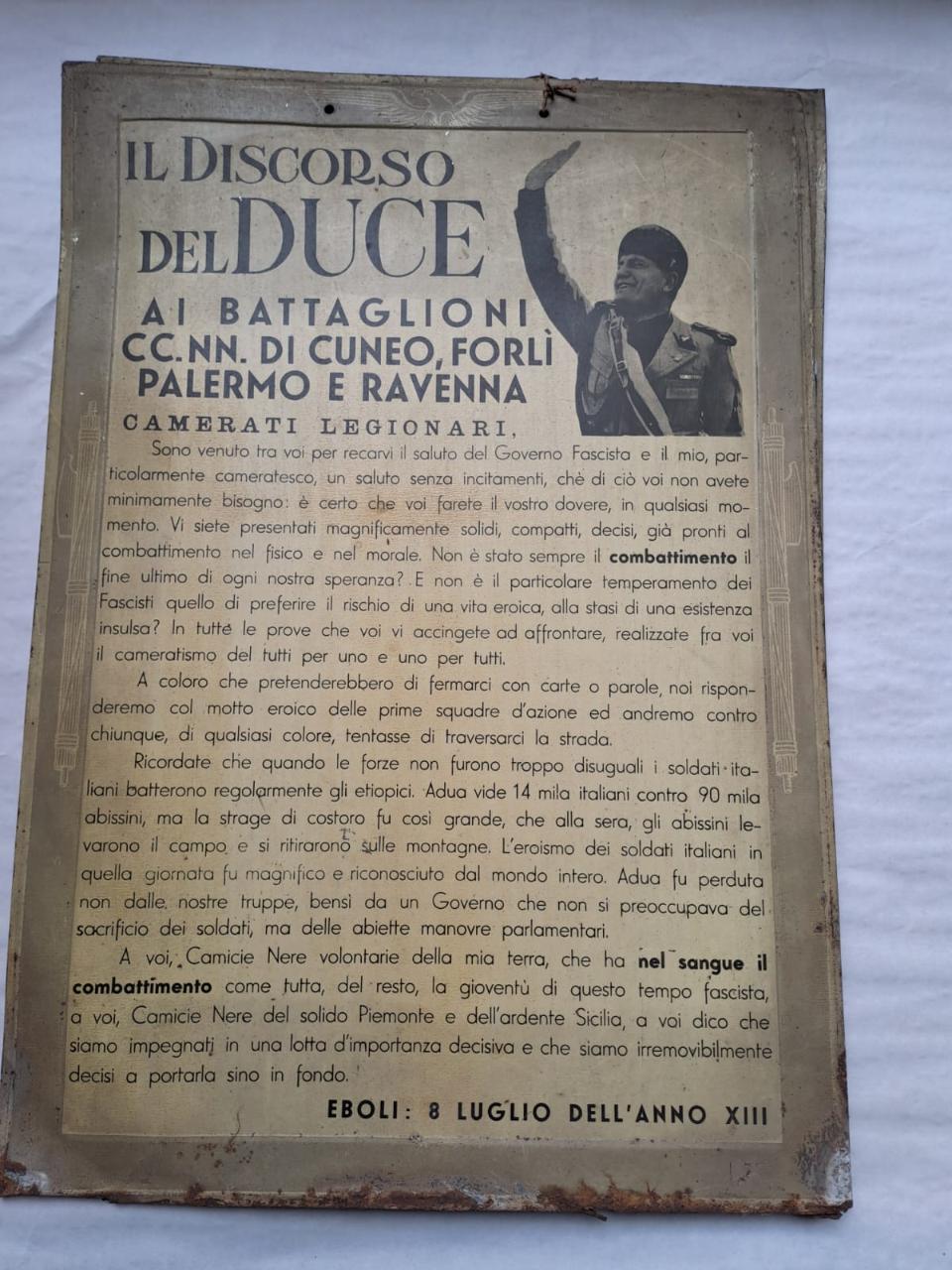 manifesti - ambito italiano (prima metà sec. XX)