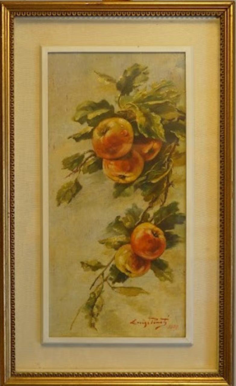 Nel frutteto, opera isolata (dipinto) di Penati, Luigi (prima metà sec. XX)