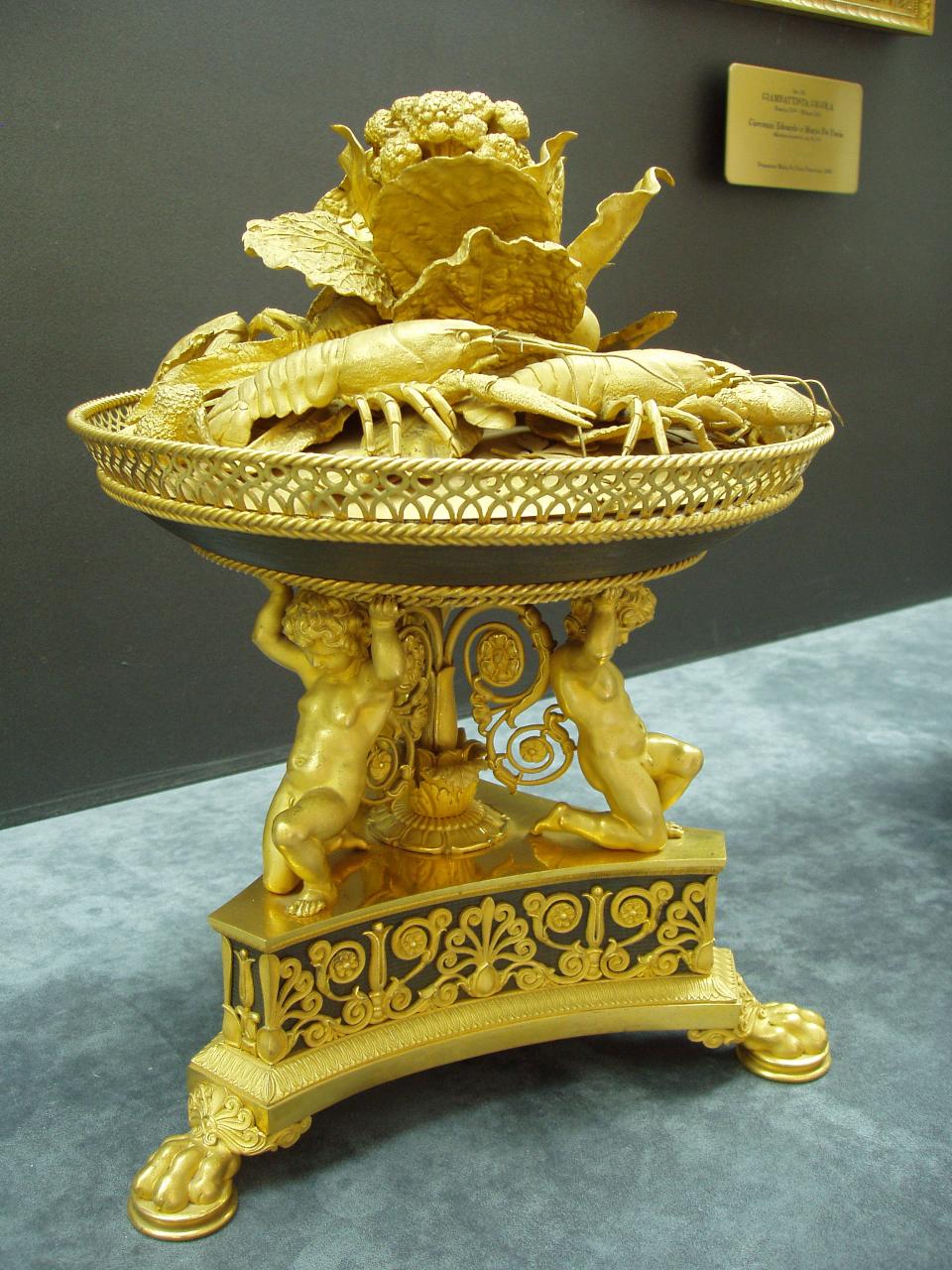 Alzata per Centro tavola, alzata per centro tavola (alzata) di Manfredini, Luigi; Manfredini, Antonio (prima metà sec. XIX)