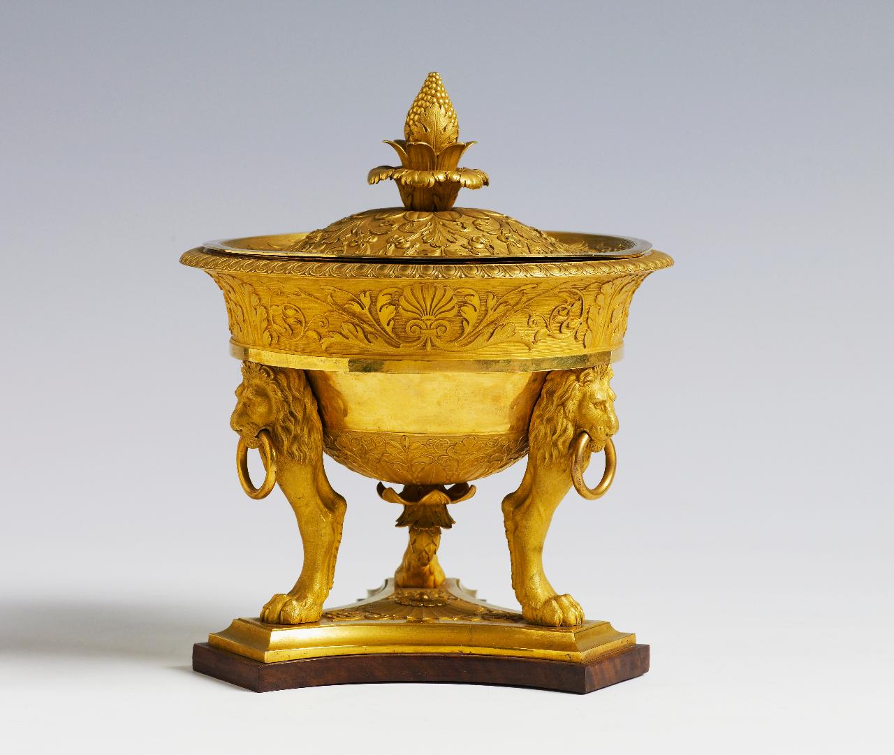 zuccheriera, zuccheriera con teste leonine (zuccheriera) di Cesari, Desiderio (prima metà sec. XIX)