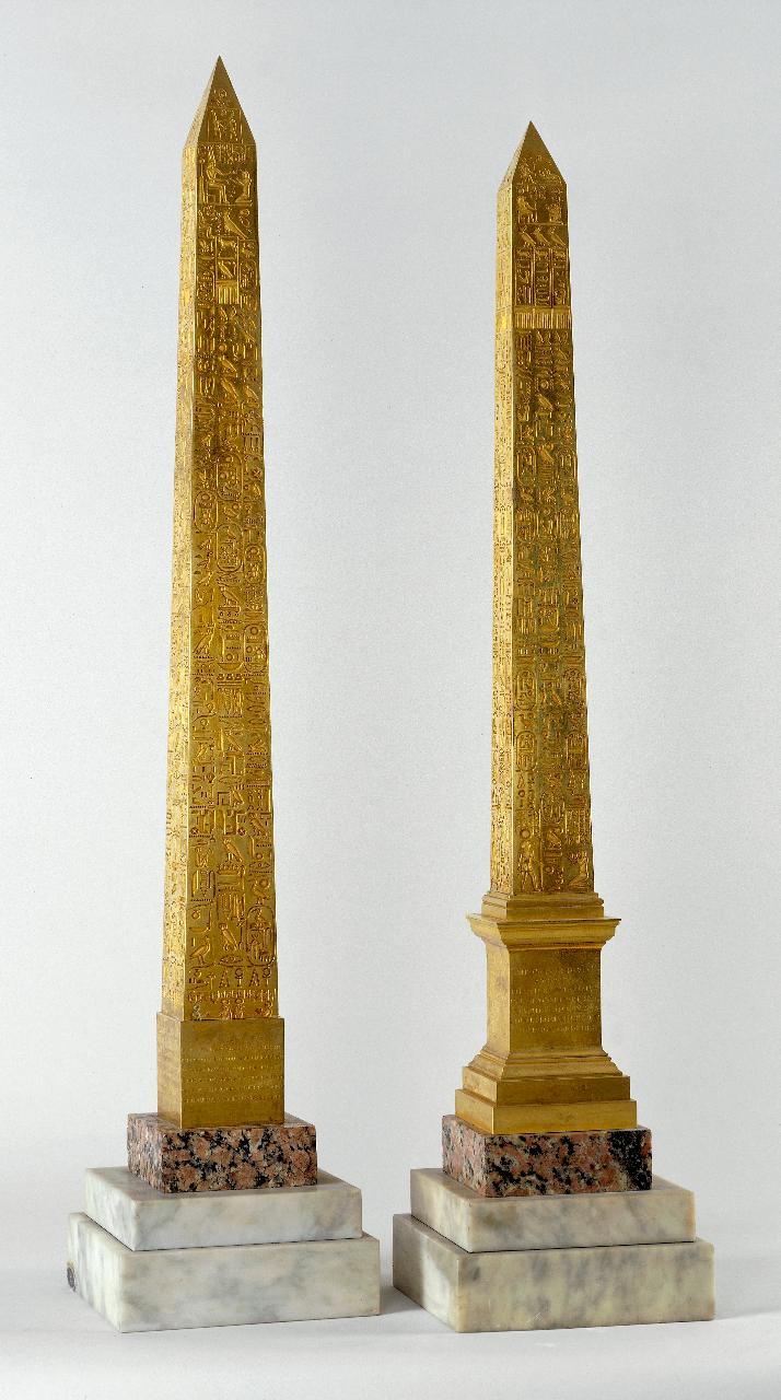 Obelisco di piazza San Giovanni in Laterano, obelisco di piazza San Giovanni in Laterano (statuetta) di Hopfgarten, Wilhelm; Jollage, Benjamin Ludwig (prima metà sec. XIX)