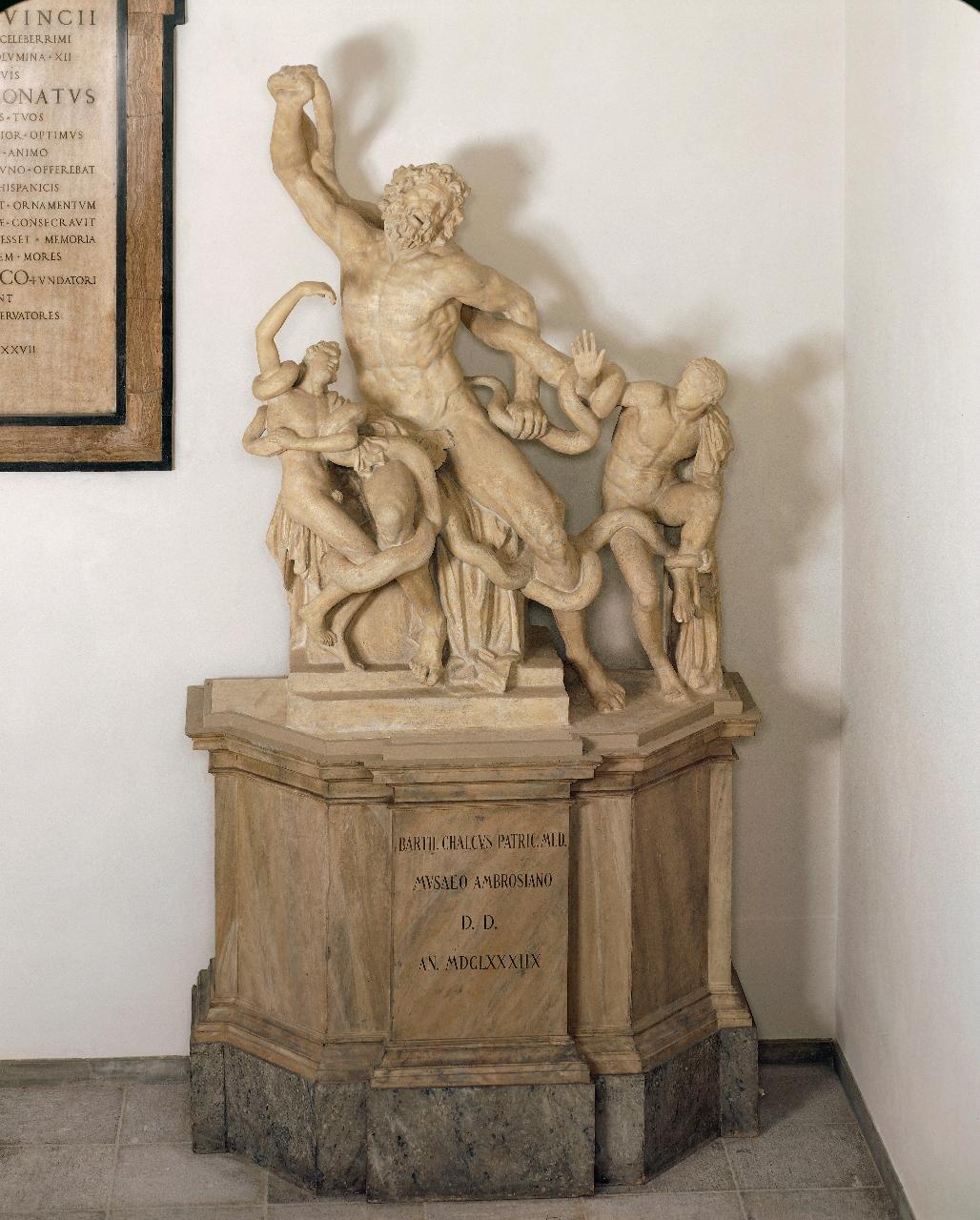 Laocoonte (copia dell'esemplare vaticano), Laocoonte (scultura) di Leoni, Leone (sec. XVI)
