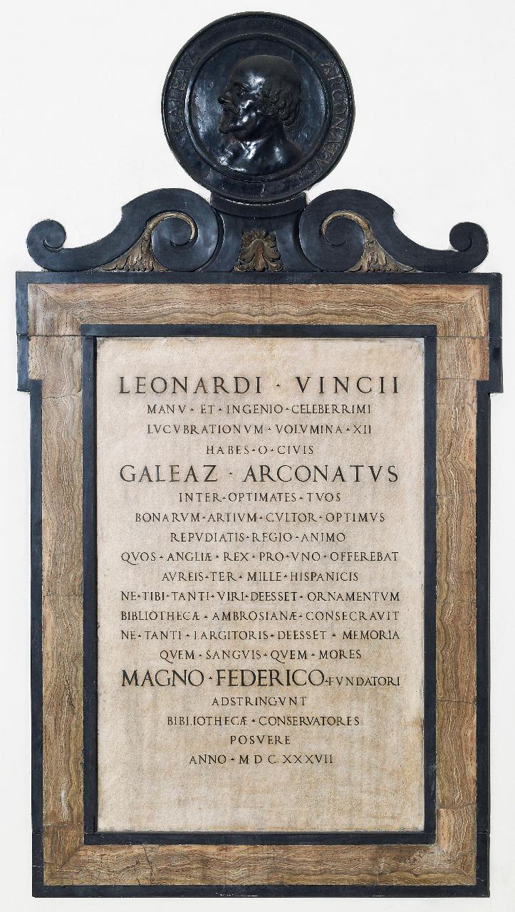 Monumento a Galeazzo Arconati, monumento a Galeazzo Arconati (lapide) - ambito lombardo (sec. XVII)