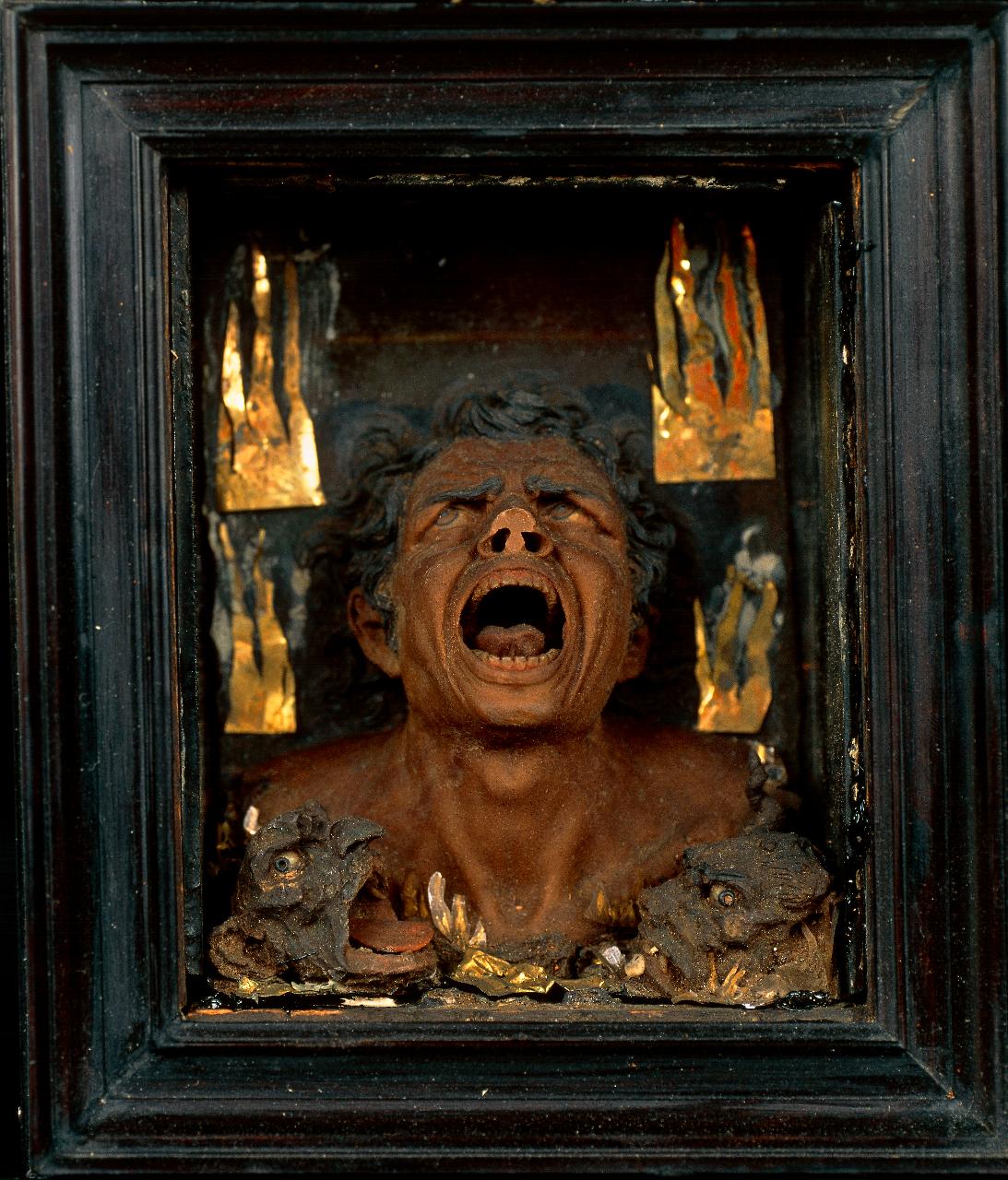 Anima dannata, anima dannata (rilievo) - ambito milanese (inizio sec. XVII)