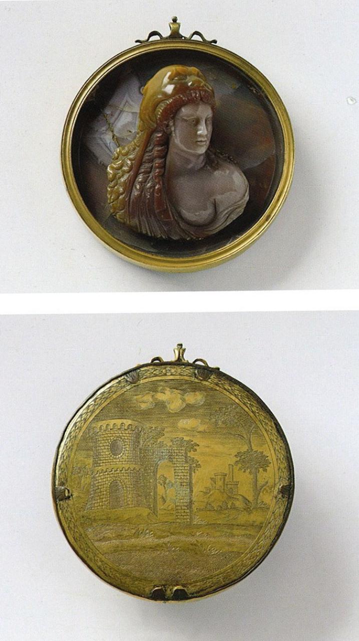 Onfale, Onfale (cammeo) di Miseroni, Gerolamo (seconda metà sec. XVI)