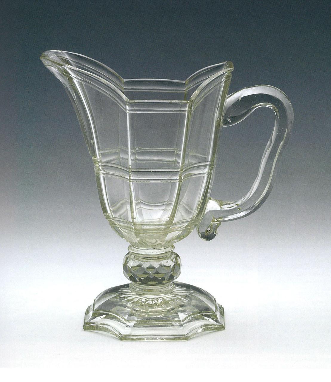 Acquamanile in cristallo (brocca), acquamanile (brocca) (acquamanile) - ambito italiano (sec. XVIII)