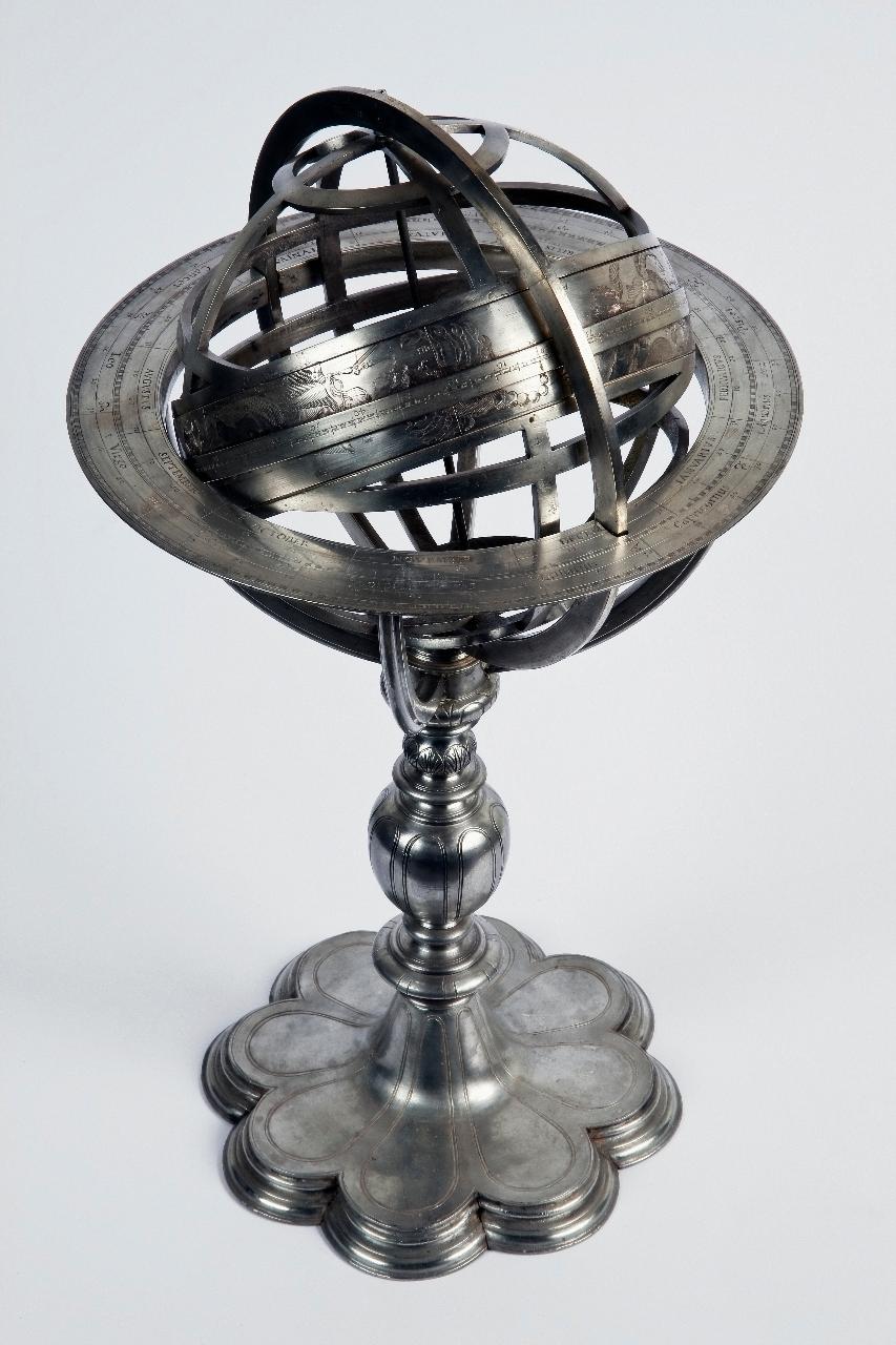 Sfera armillare, sfera armillare (sfera armillare) - ambito italiano (prima metà sec. XVII)