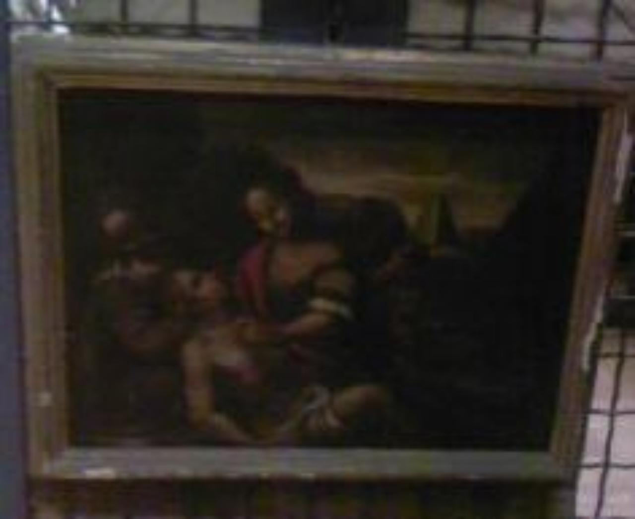 Ritratto di S. Sebastiano tra le pie donne, ritratto di S. Sebastiano tra le pie donne (dipinto) - ambito veneto||ambito italiano (fine/inizio secc. XVI/ XVII)